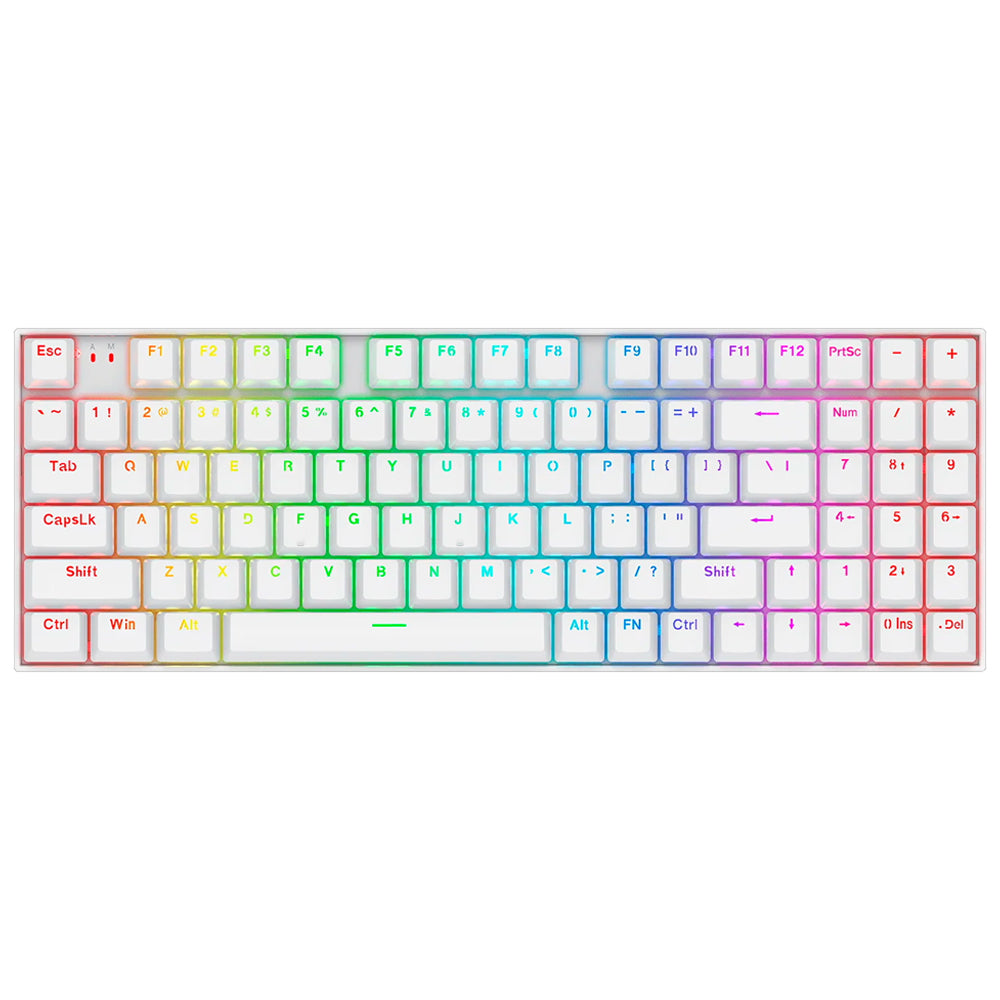 Teclado Redragon Nephrite Pro Magnetic RGB White