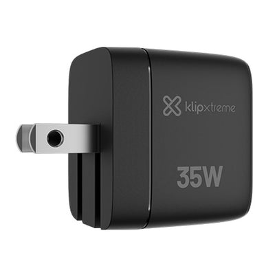 Cargador Klip Xtreme Powerwall 35 USB-C/USB-A S/cable Black