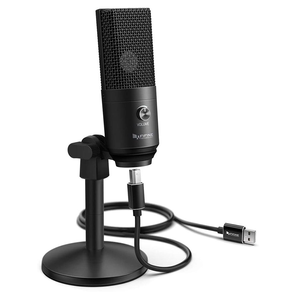 Micrófono Fifine Condenser USB Black