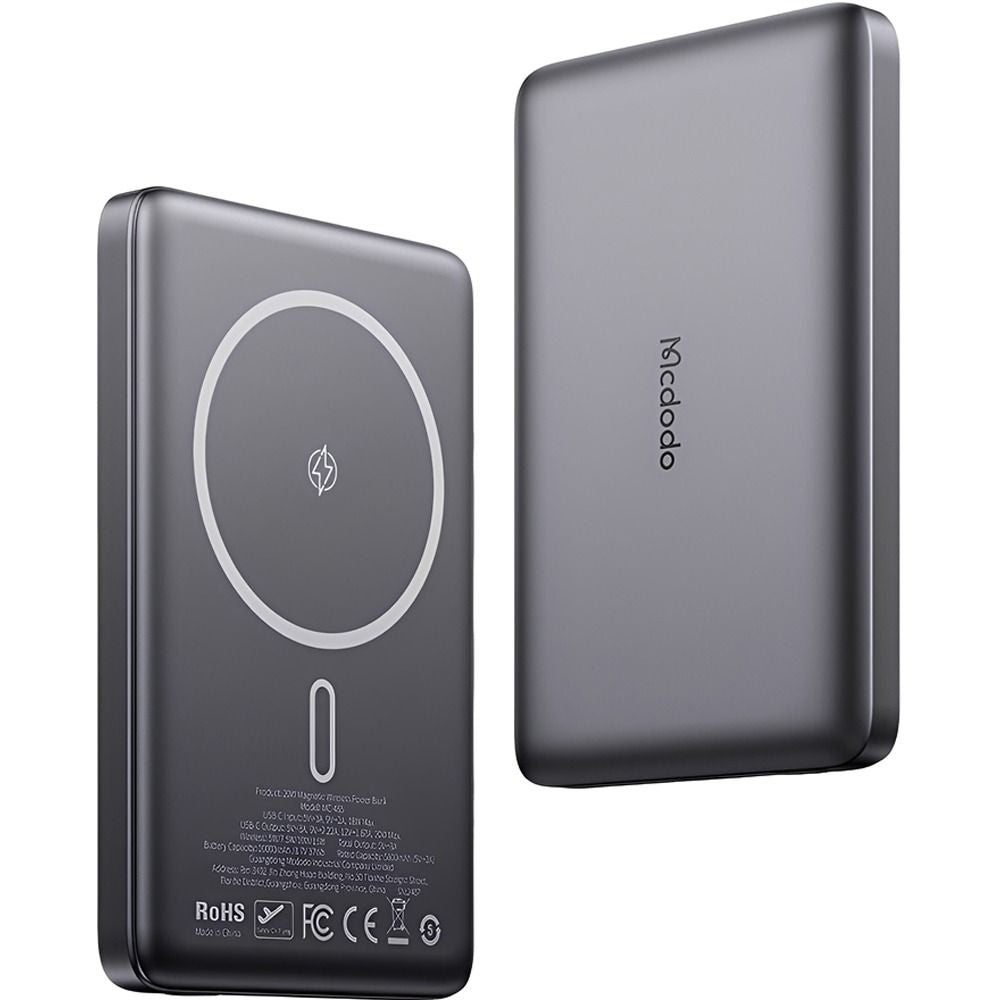 Port Wireless Mcdodo Magnetic 10000MAH 20W Black