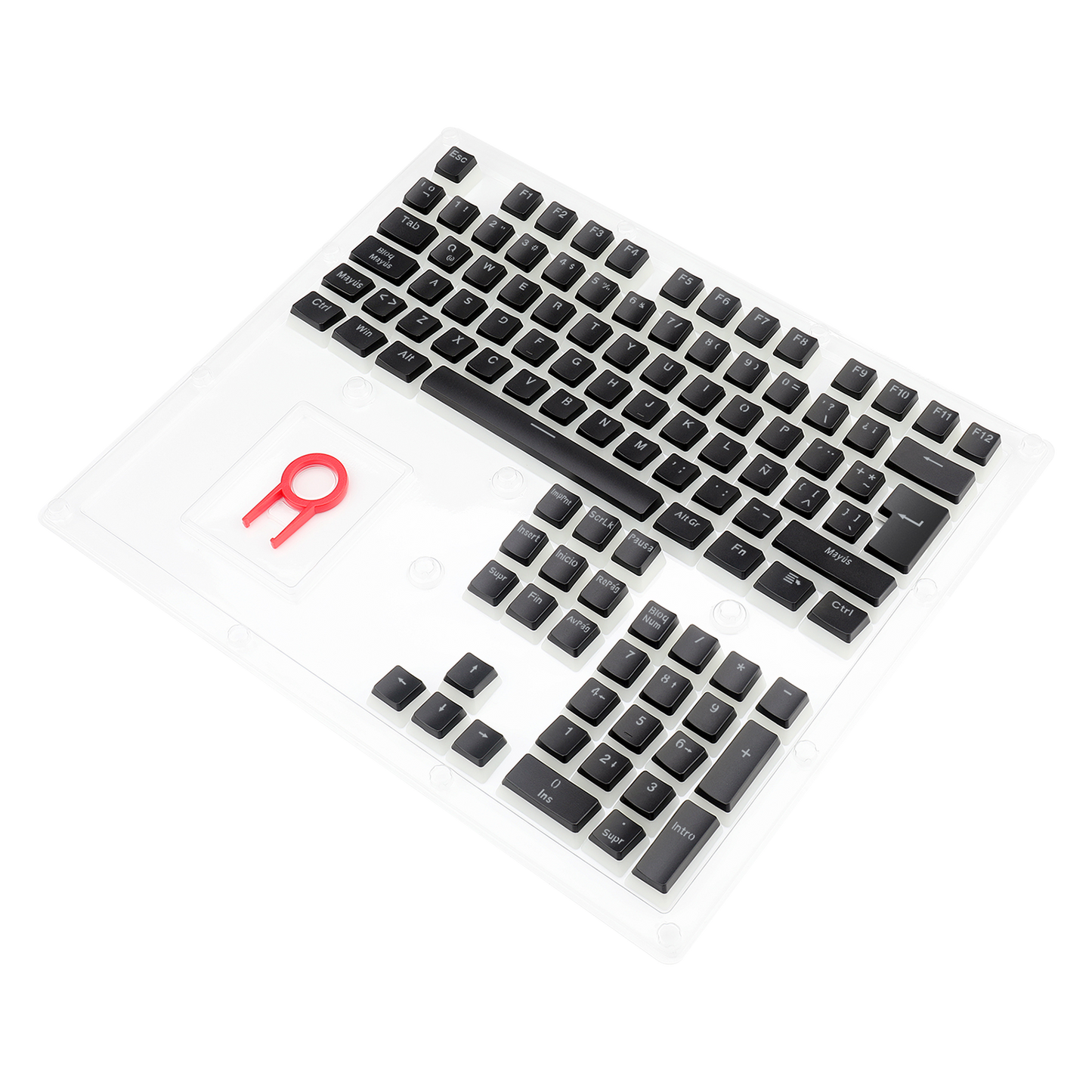 Teclas Redragon Scarab RGB Mechanical Sp Black