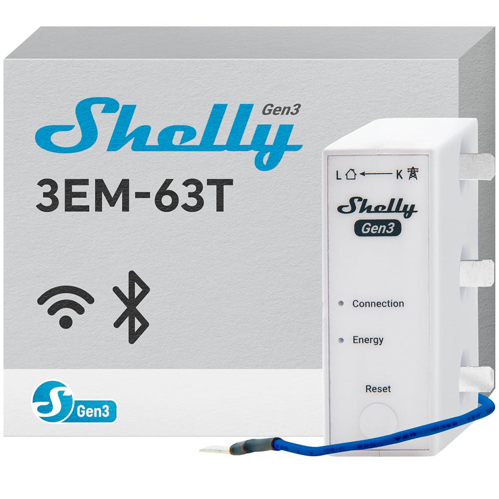 Interruptor Smart Shelly Pro 3EM Switch ADD-ON