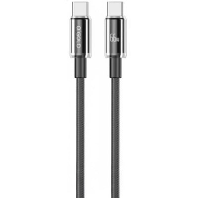Cable A'Gold Pro CB86 Turbo USB-C A USB-C 66W 1M Silver