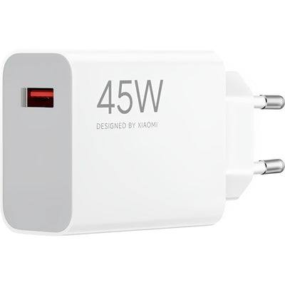 Cargador Xiaomi Fuente Turbo Power USB-A 45W MDY-17EF BHR07SLEU White