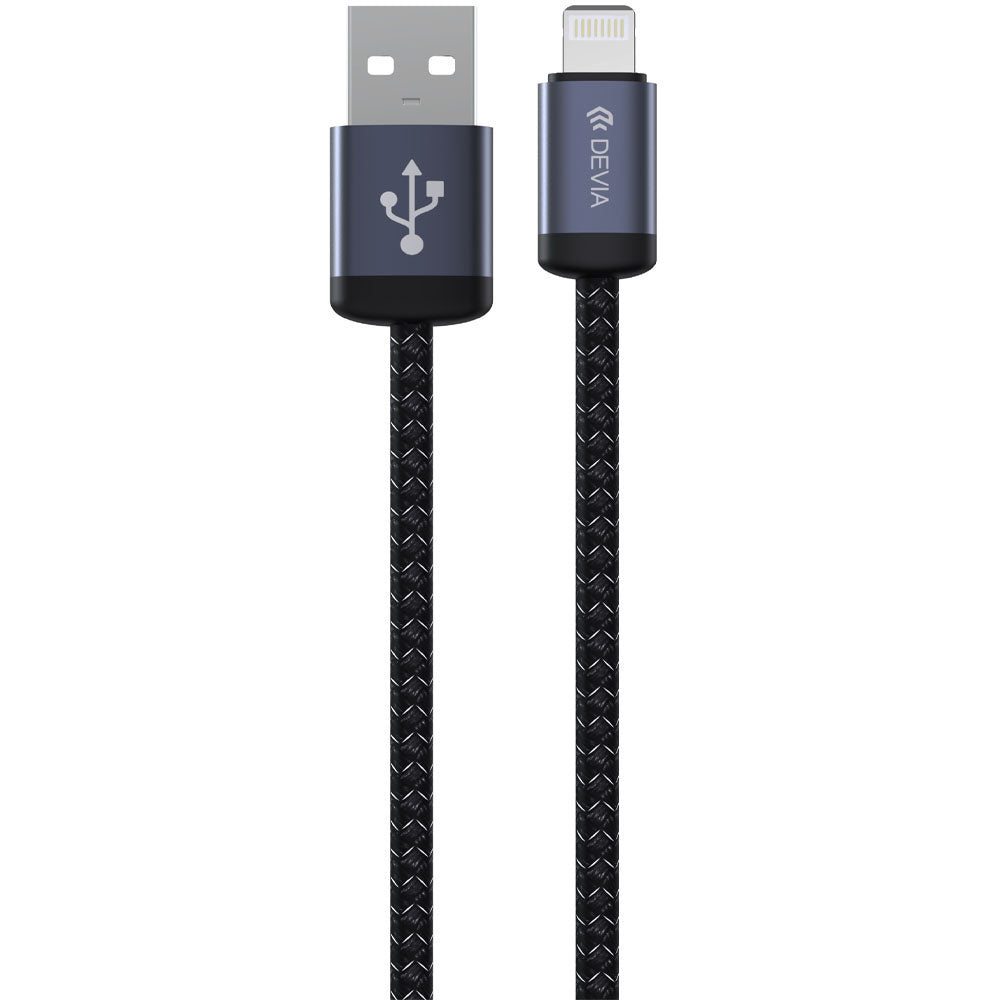 Cable Devia EC650 USB A Lightning 2M Black