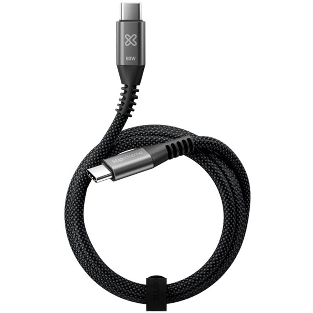Cable USB-C Klip Xtreme Powergo 250 60W 1.8M Black