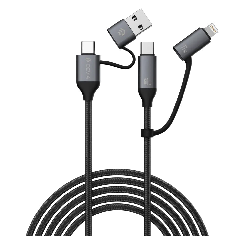 Cable Devia EC504 4EN1 1.5M Black