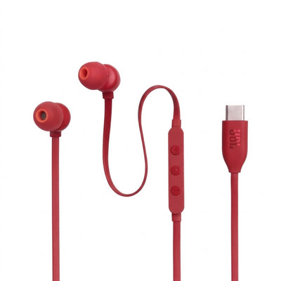 Auricular JBL T310C USB-C Red