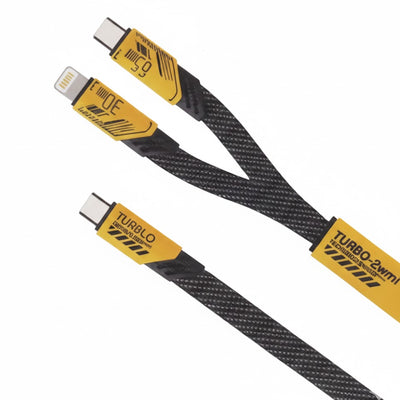 Cable A'Gold Pro CB-34 2EN1 USB-C A USB-C/LIGHTNING 65W/30W 1M