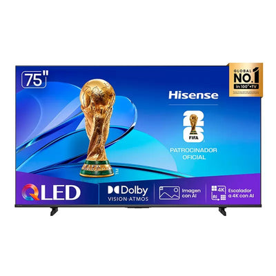 Televisor Hisense Smart QLED 75" 75Q6QV Vidaa 4K HDMI/BT/WIFI