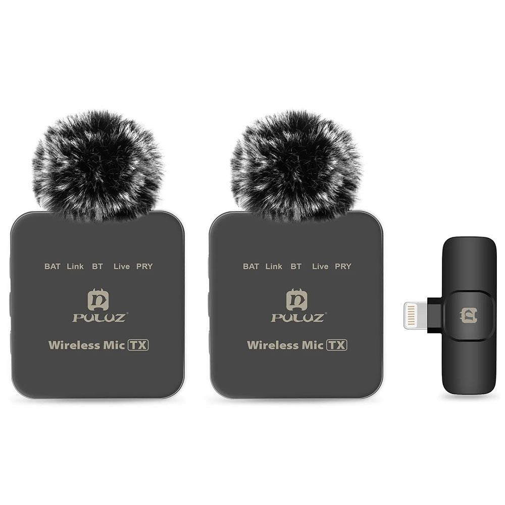 Micrófono Puluz Wireless Iphone (8-PIN) Black