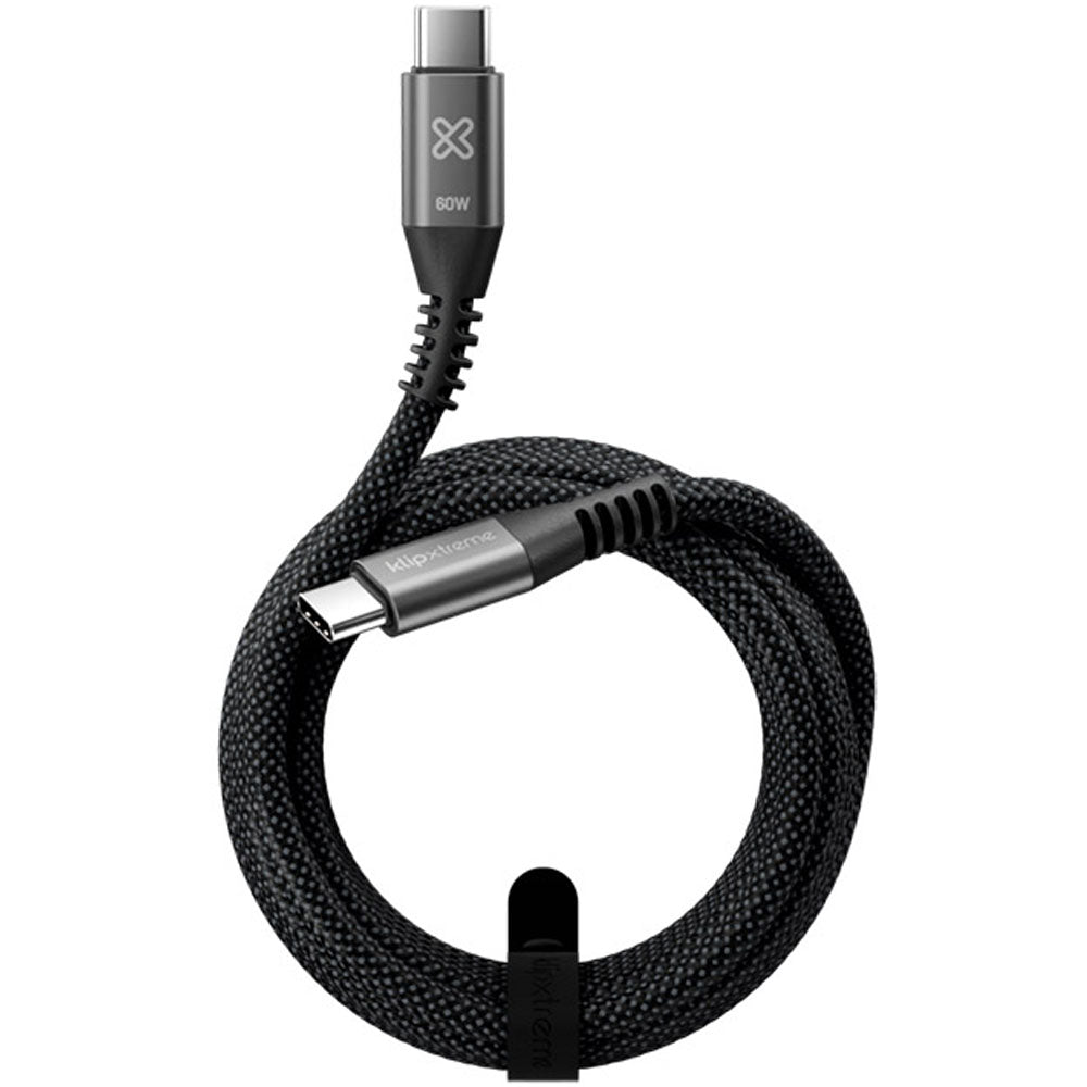 Cable USB-C Klip Xtreme Powergo 250 60W 3M Black