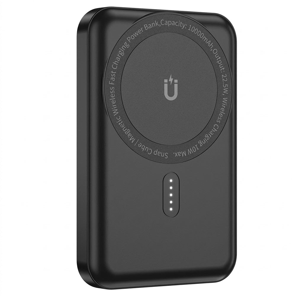 Cargador Inalambrico Wiwu Magnetico 10000MAH Black