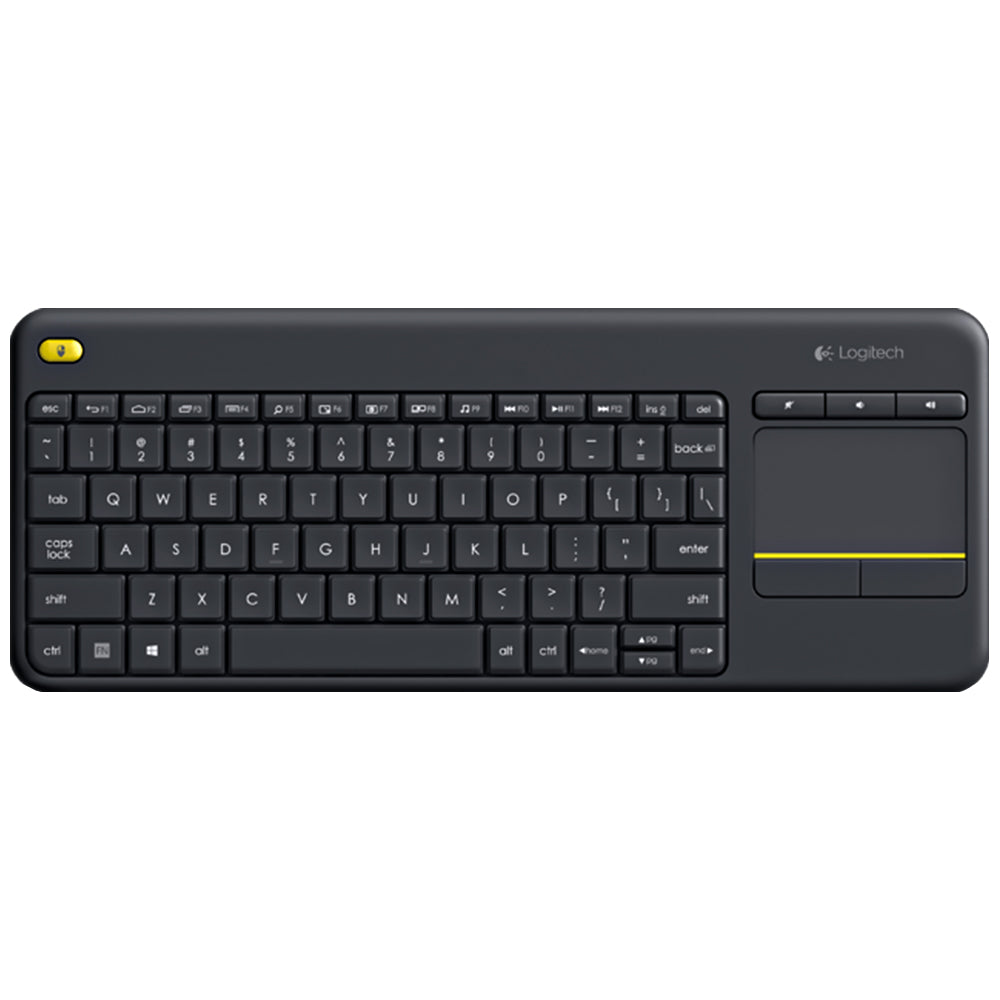 Teclado Logitech Wireless K400 Plus ESP Touch Negro