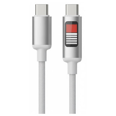 Cable A'Gold Pro Turbo USB-C A USB-C 66W 1M Silver