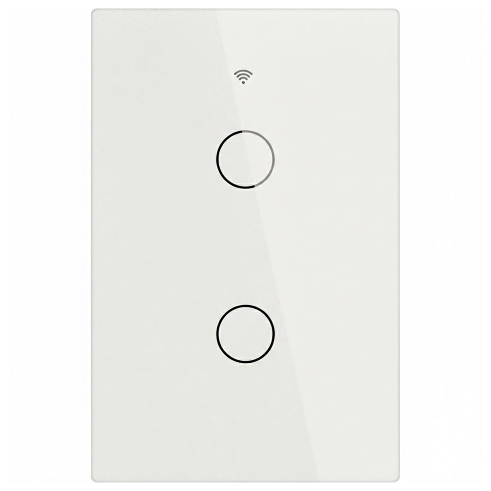 Interruptor Smart Touch Moes Wifi/rf/alexa White