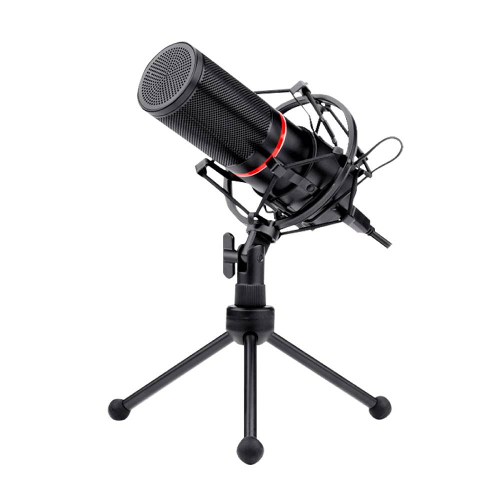 Micrófono Redragon GM300 Blazar Kit C/tripe Articulado Condenser Negro