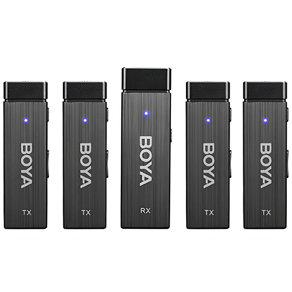 Micrófono Boya BY-W4 Wireless CAMARA/USB-C (4TX+1RX)