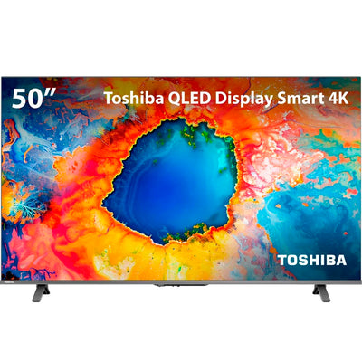 Televisor Smart QLED 50" Toshiba 50C450NS 4K Google TV