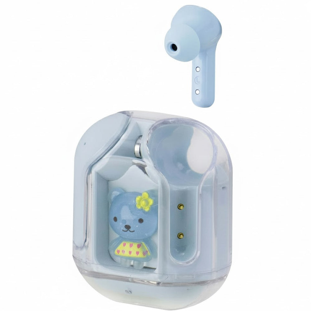 Auricular Sate Bluetooth AE-T23 Cute Cartoon Blue