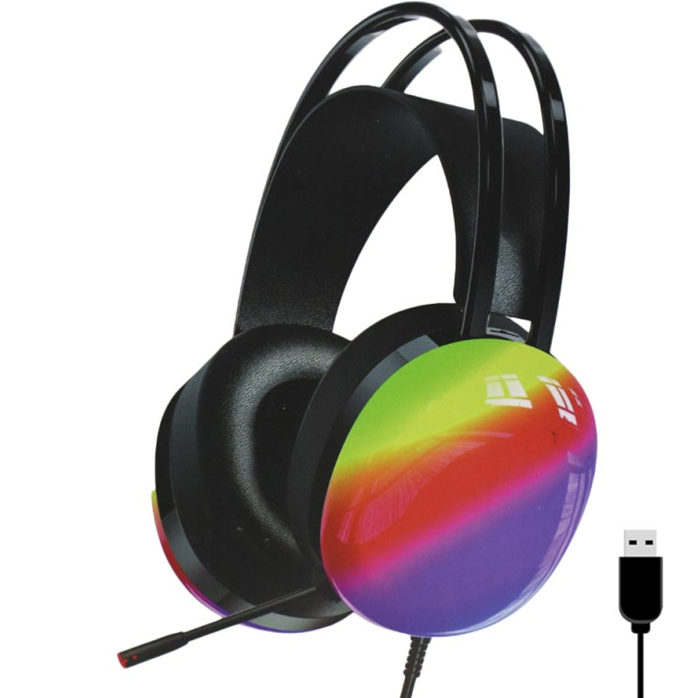Auricular Satellite Gaming USB RGB Negro