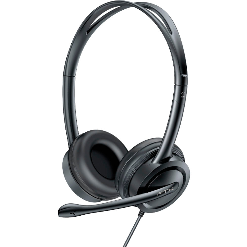 Auricular FTX H91 Usb/mic C/cont Vol Negro