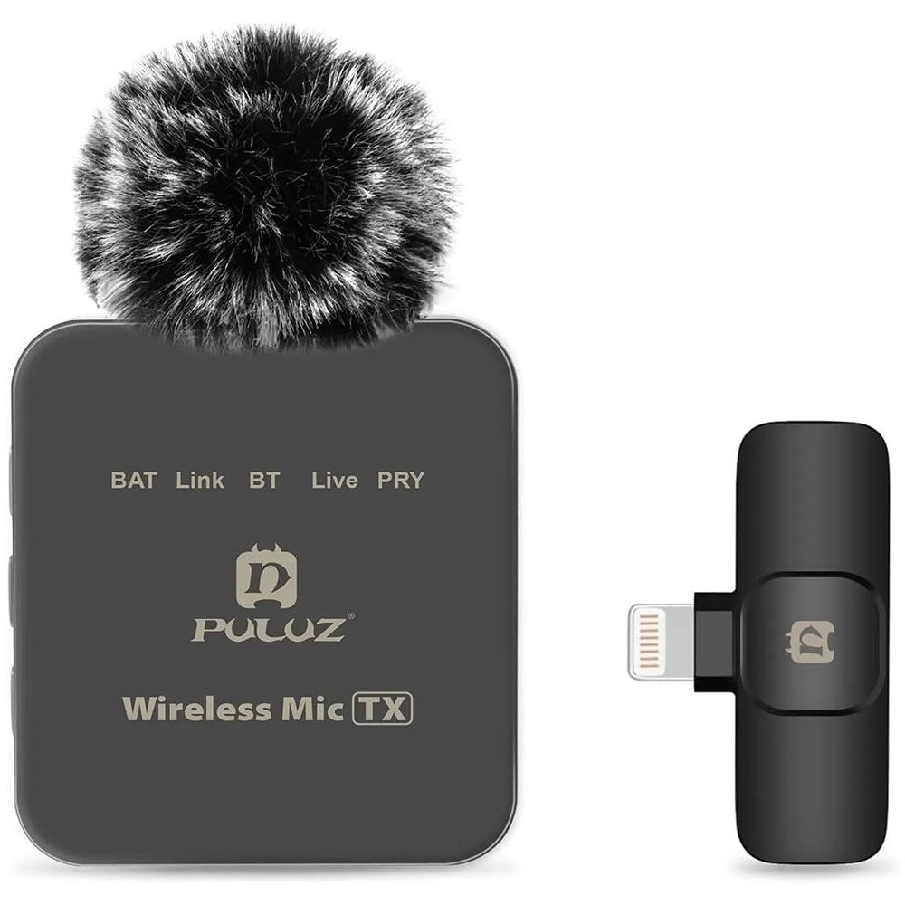 Micrófono Puluz Wireless Iphone (8-PIN) Black