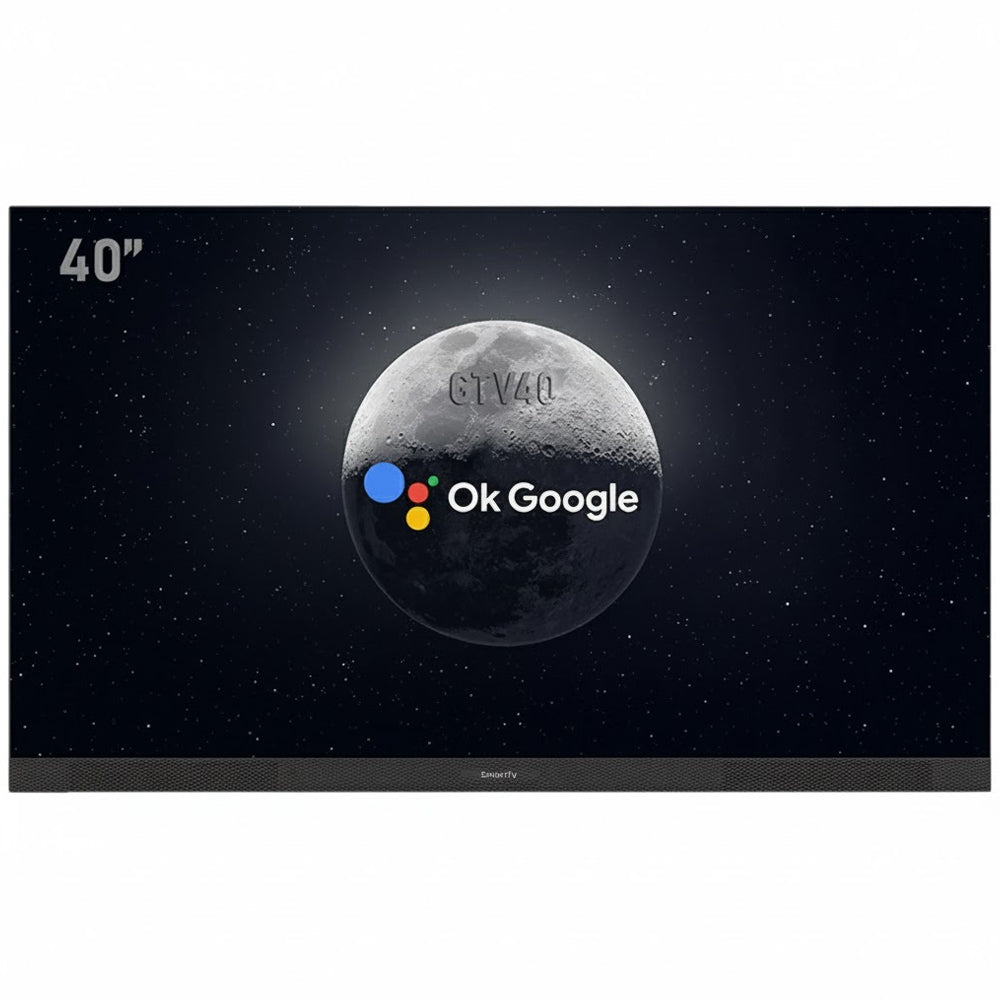 Televisor Smart LED 40" Smartfy GTV40 FHD Google TV con Soundbar integrada