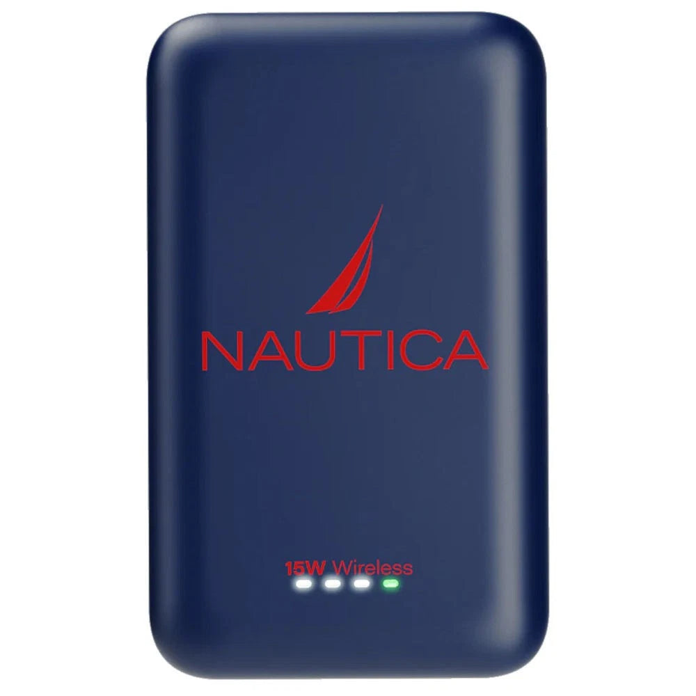 Carga Port Wireless Nautica PB205 Urban Magnetic 5000MAH Navy Yellow