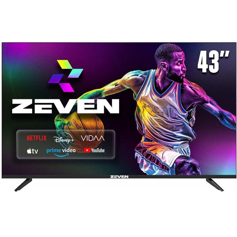 Televisor Smart DLED 43" Zeven Z43VA Vidaa U9 FHD