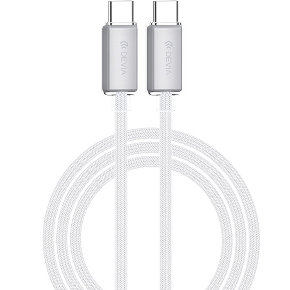 Cable Devia EC688 USB-C A USB-C 60W 1.5M White