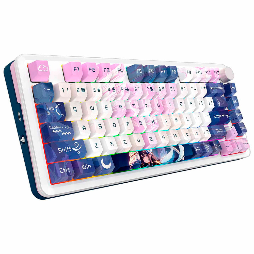 Teclado Redragon Cyrus Pro K681ACG-RGB-PRO Ingles White