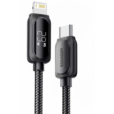 Cable Essager EXCTL-XLC01-P USB-C A Lightning 3M Black
