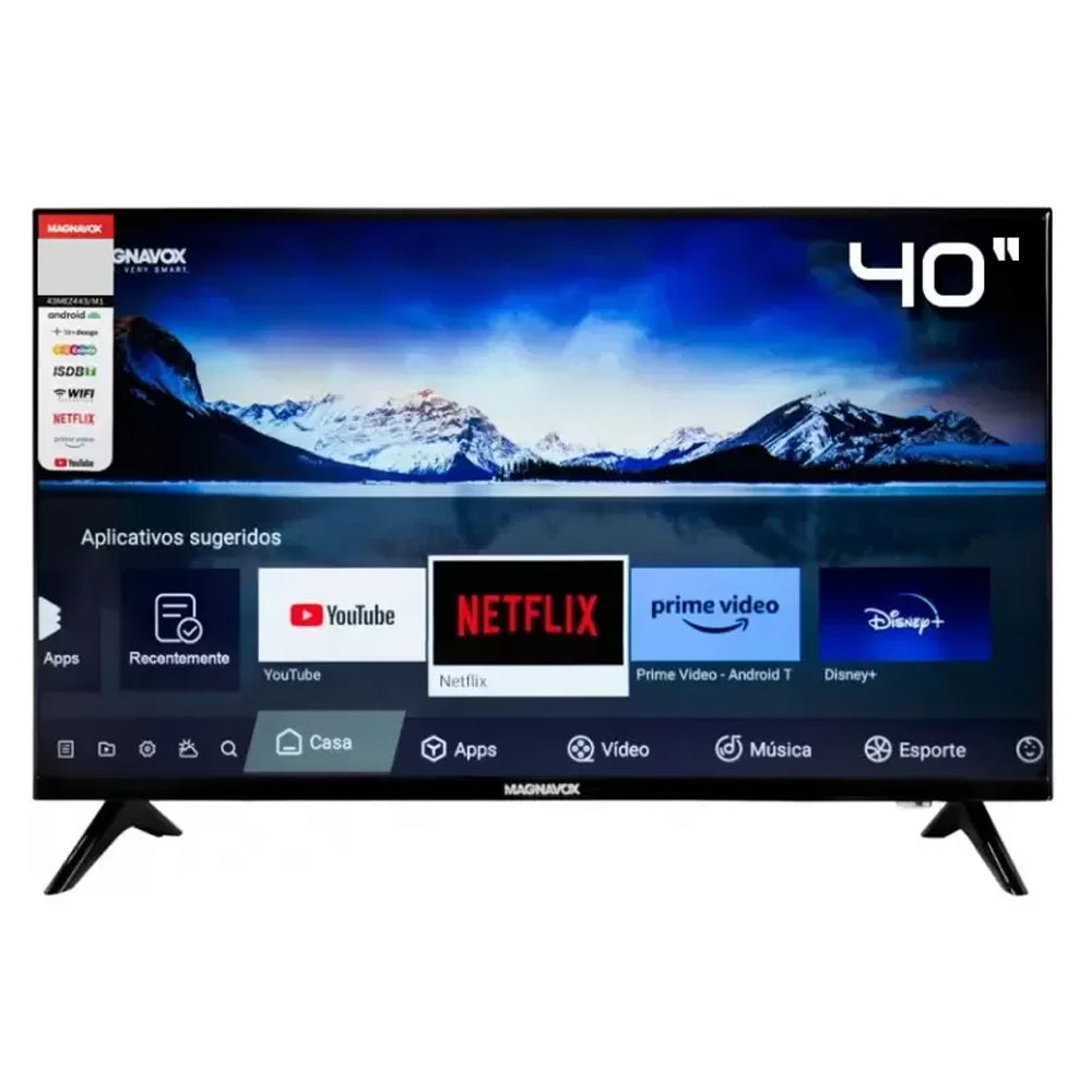 Televisor Smart LED 40" Magnavox 40MEZ443/M1 HD Android TV