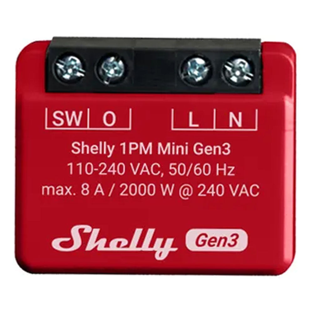 Interruptor Smart Shelly GEN4 1PM Mini 8A
