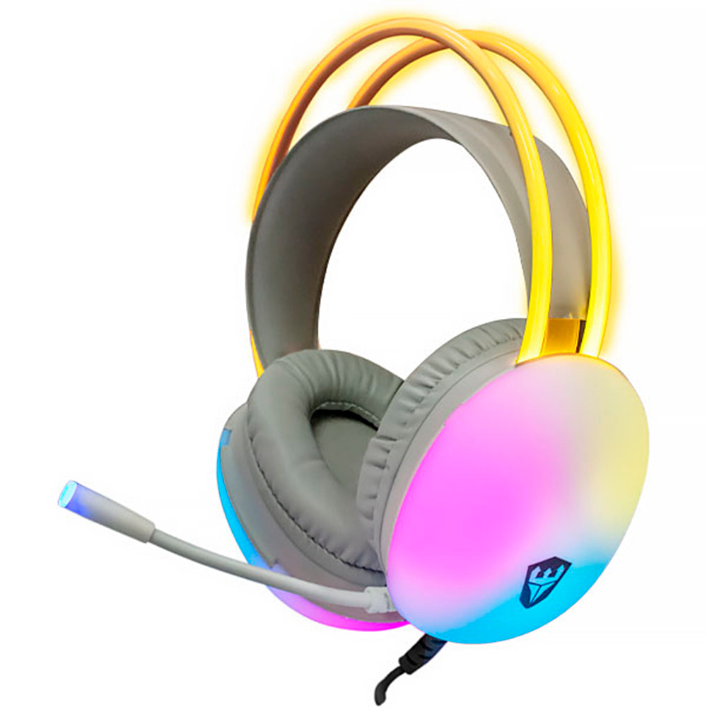 Auricular Satellite Gaming RGB Color Gris
