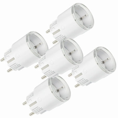 Interruptor Smart Shelly Plug Mtr GEN3 5 Pack White