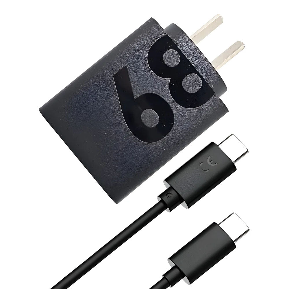 Cargador Motorola 68W USB-C Arg Pin S/l Black