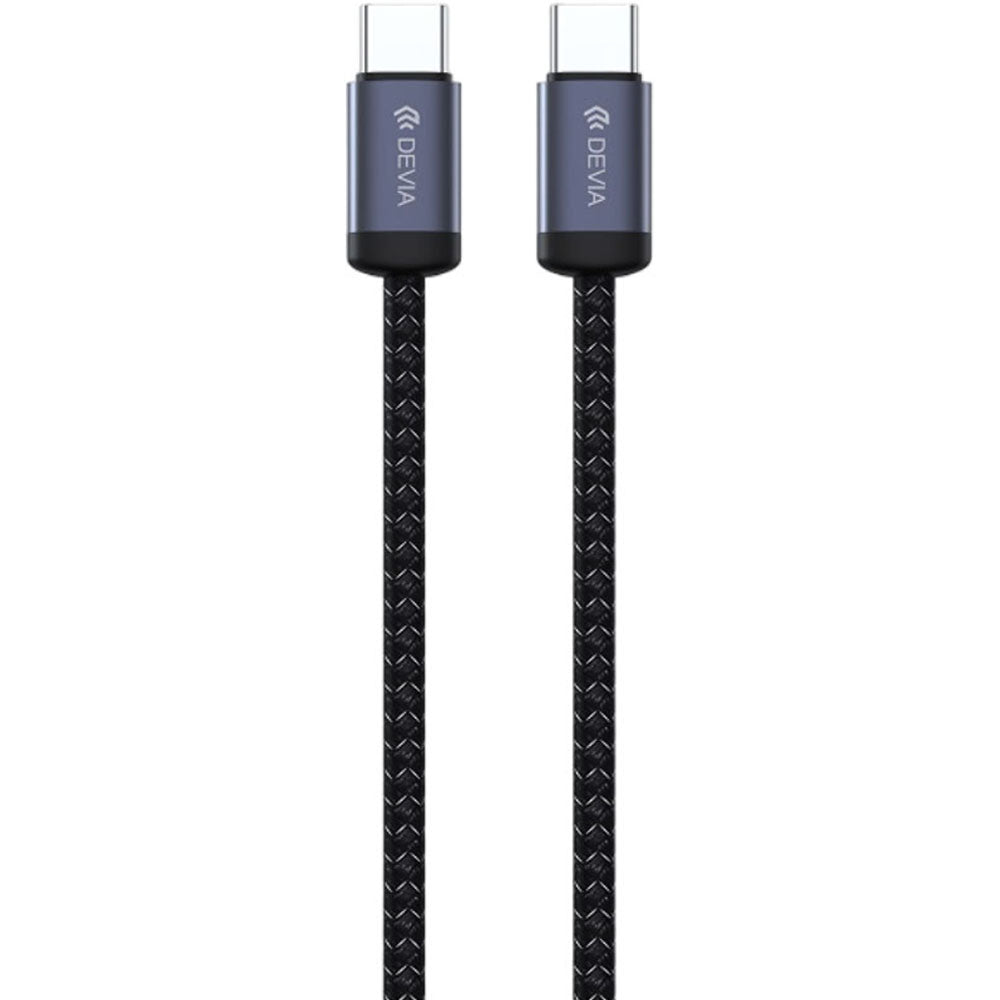 Cable Devia EC646 USB-C A USB-C 60W 1M Black