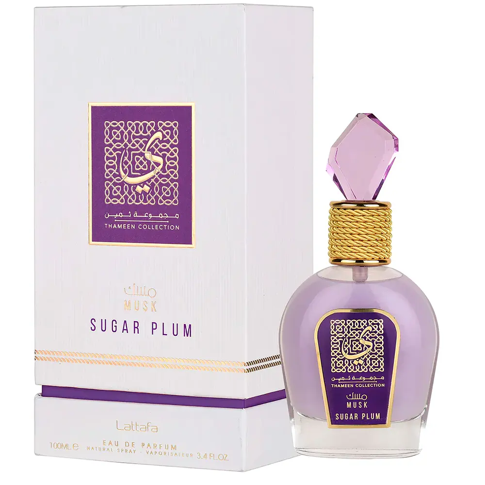 Perfume Lattafa Thameen Musk Sugar Plum Fem 100ML EDP