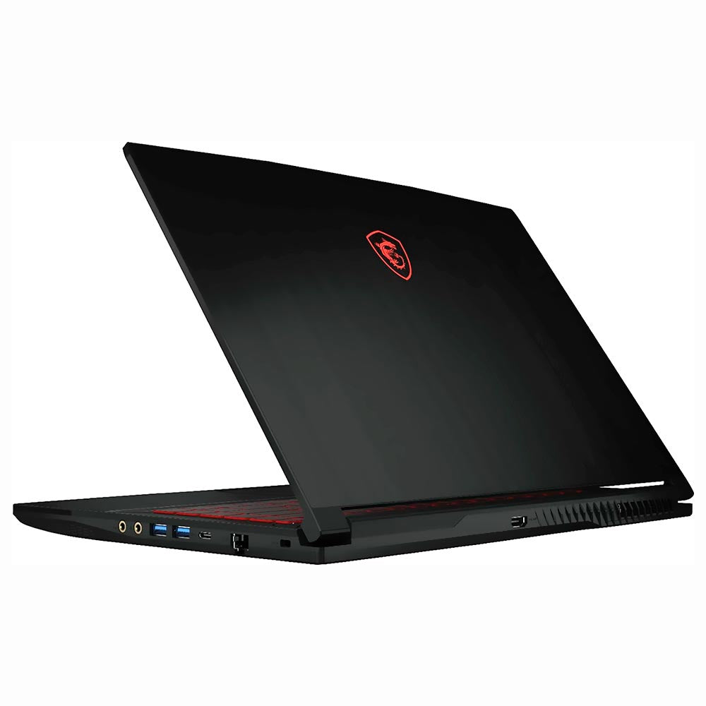 Notebook MSI GF63 Thin 11UC-1276US de 15.6" FHD Intel Core i5-11400H 16/512GB SSD/GeForce RTX 3050 4GB Negro