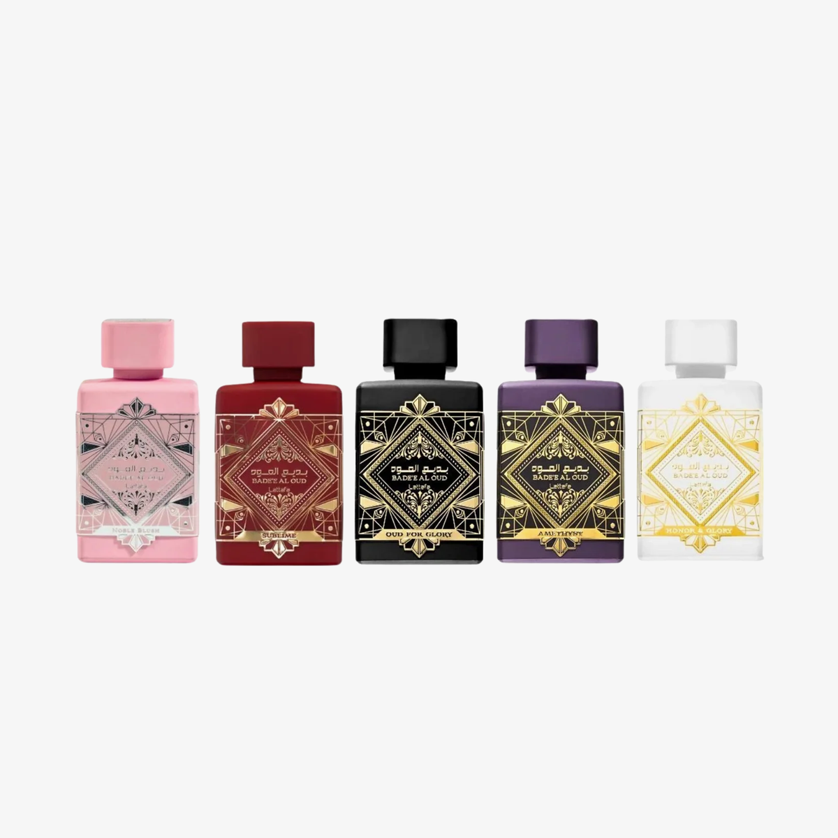 Set Perfume Lattafa Badee Al Oud Collection 5ML X 5PCS EDP