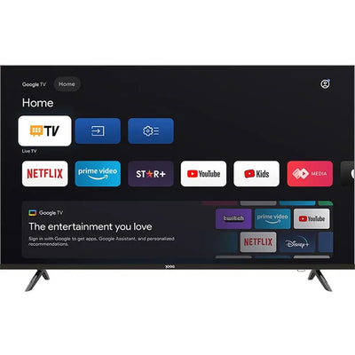 Televisor SMART LED 55" JOOG A55JGTV 4K HDMI USB ISDB-T Google TV + Soporte