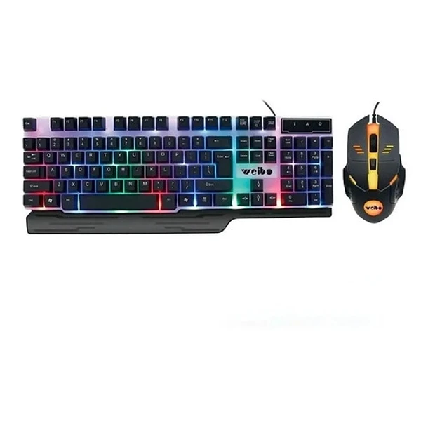 Combo Teclado y Mouse Gaming Weibo WB-550