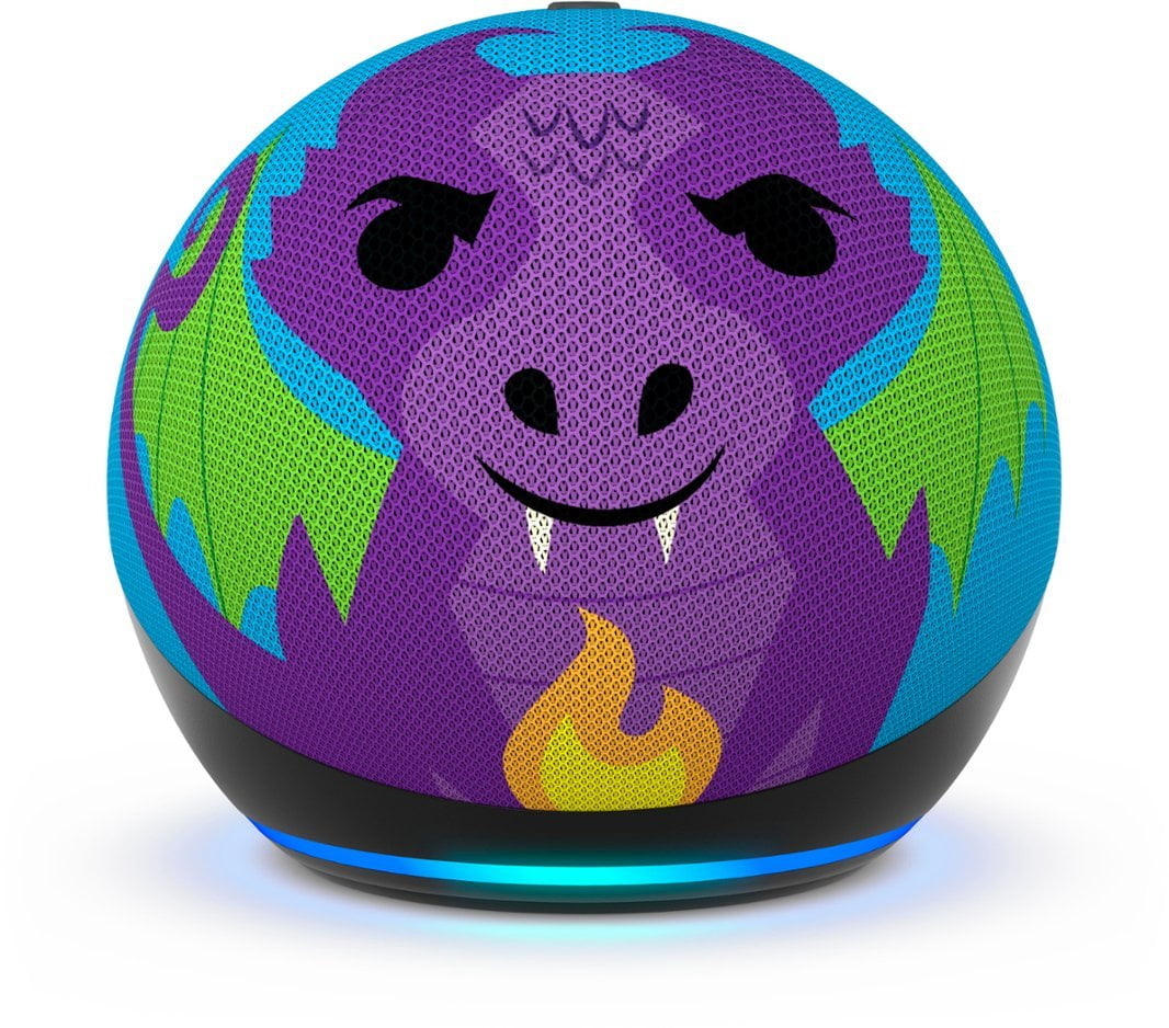 Parlante Amazon Echo Dot Kids 5ta Gen con Alexa Dragón