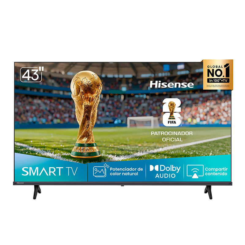 Televisor Smart LED 43" Hisense 43A4NV VIDAA FHD HDMI/BT/WIFI