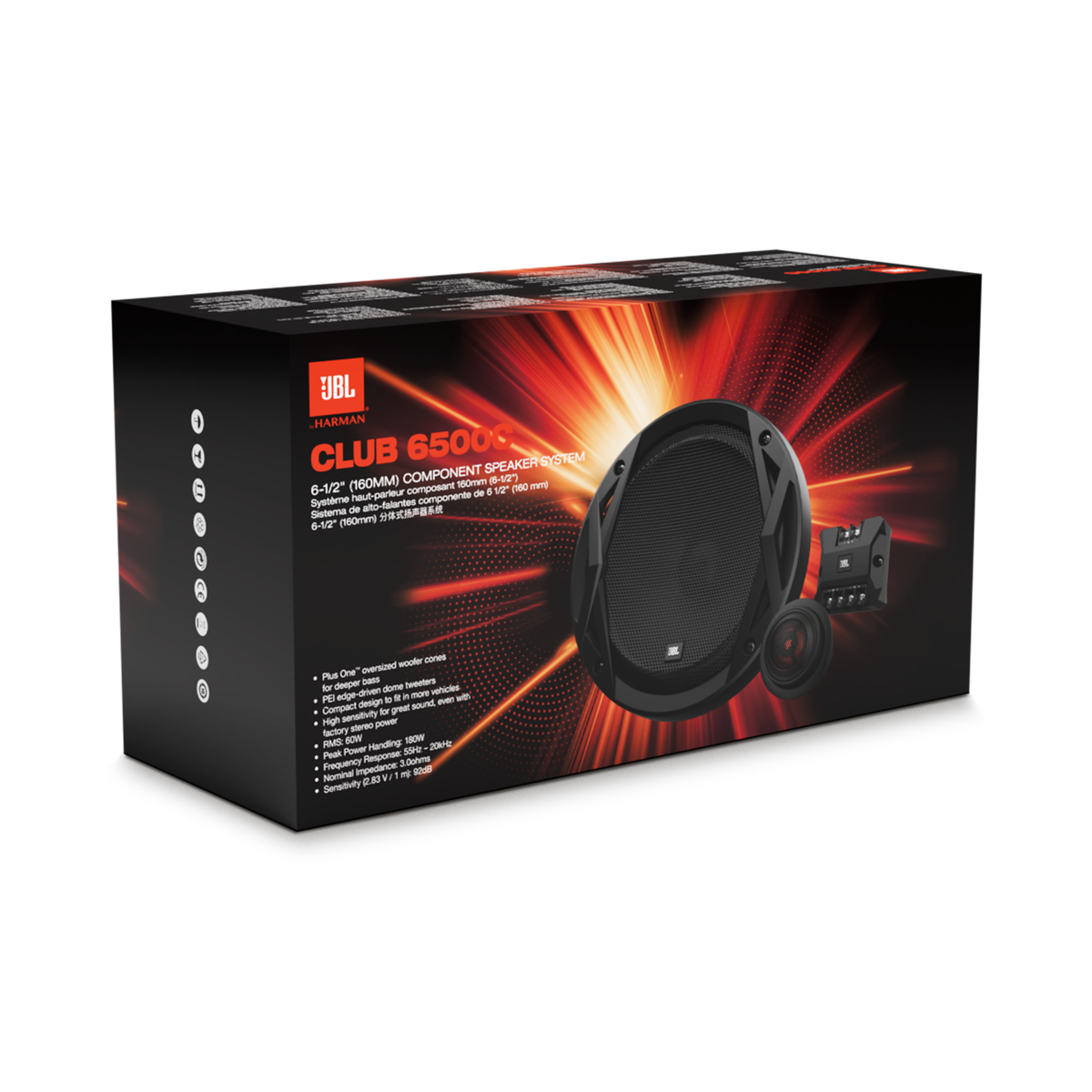 Parlante JBL Club 6-1/2" 60RMS