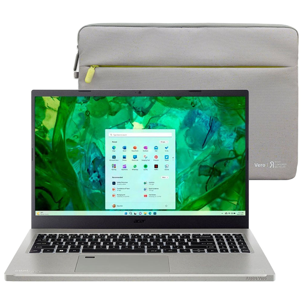 Notebook Acer Aspire Vero (con funda) 15.6" Intel Core I7-1355U 16GB/512GB SSD Gris