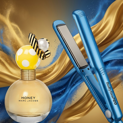 Combo 02 · Tarde de Spa — Alisador Babyliss Pro Nano Titanium 1" + Marc Jacobs Daisy Honey EDP 100ml