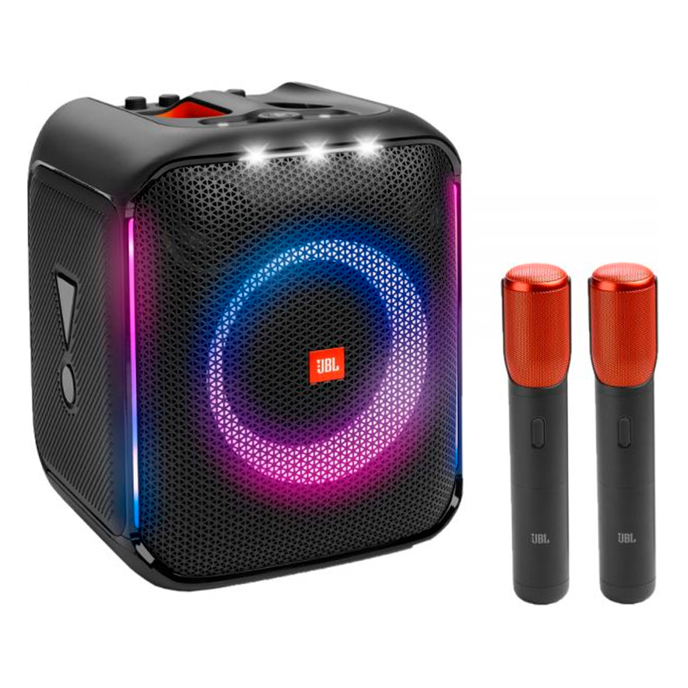 Parlante JBL PartyBox Encore 2 con 2 Micrófonos Bivolt